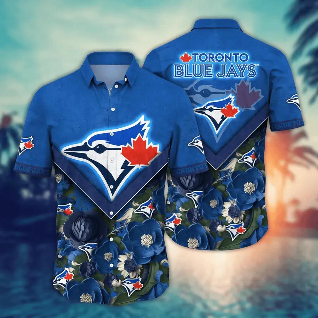 Toronto Blue Jays MLB Flower Aloha Hawaiian Shirt 7, MLB Hawaiian Shirt