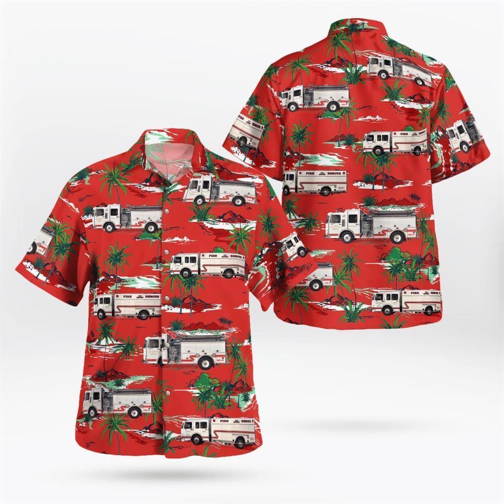 Tri County Volunteer Fire Company, Hackettstown, New Jersey Hawaiian Shirt - Gifts For Firefighters In Hackettstown, NJ