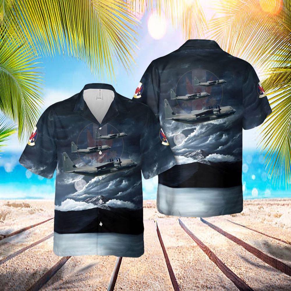 Us Air Force 1st Special Operations Squadron Mc-130J Commando II Hawaiian Shirt - Hawaiian Outfit For Men