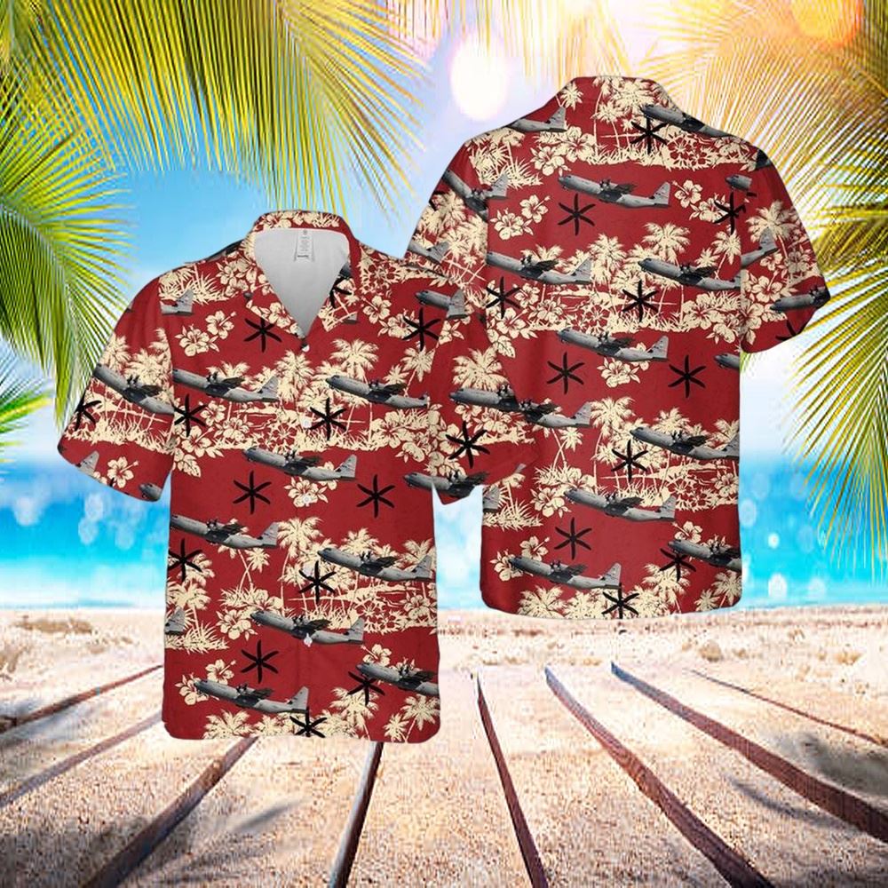 Us Air Force 39th Airlift Squadron Lockheed C-130j Super Hercules 3 Hawaiian Shirt - Hawaiian Outfit For Men