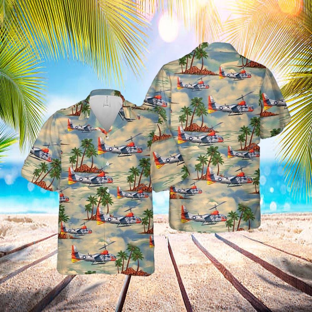 Us Air Force Bell Helicopter Textron Xv-3 Hawaiian Shirt - Hawaiian Outfit For Men - Gift For Young Adult