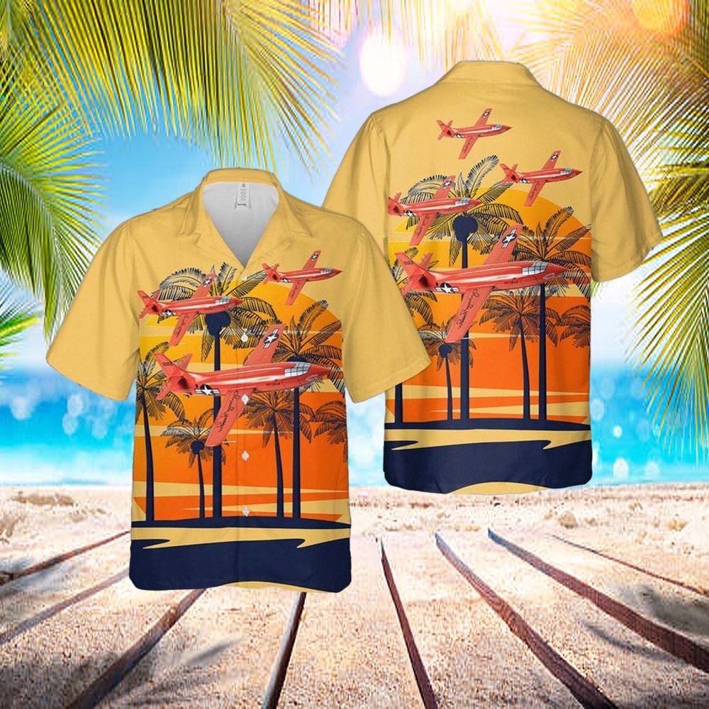 Us Air Force Bell X-1 Hawaiian Shirt - Hawaiian Outfit For Men - Gift For Young Adult