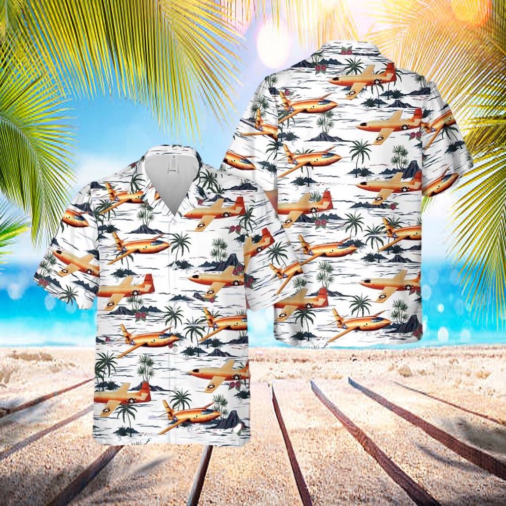 Us Air Force Bell X-1 X-1 Glamorous Glennis Hawaiian Shirt - Hawaiian Outfit For Men