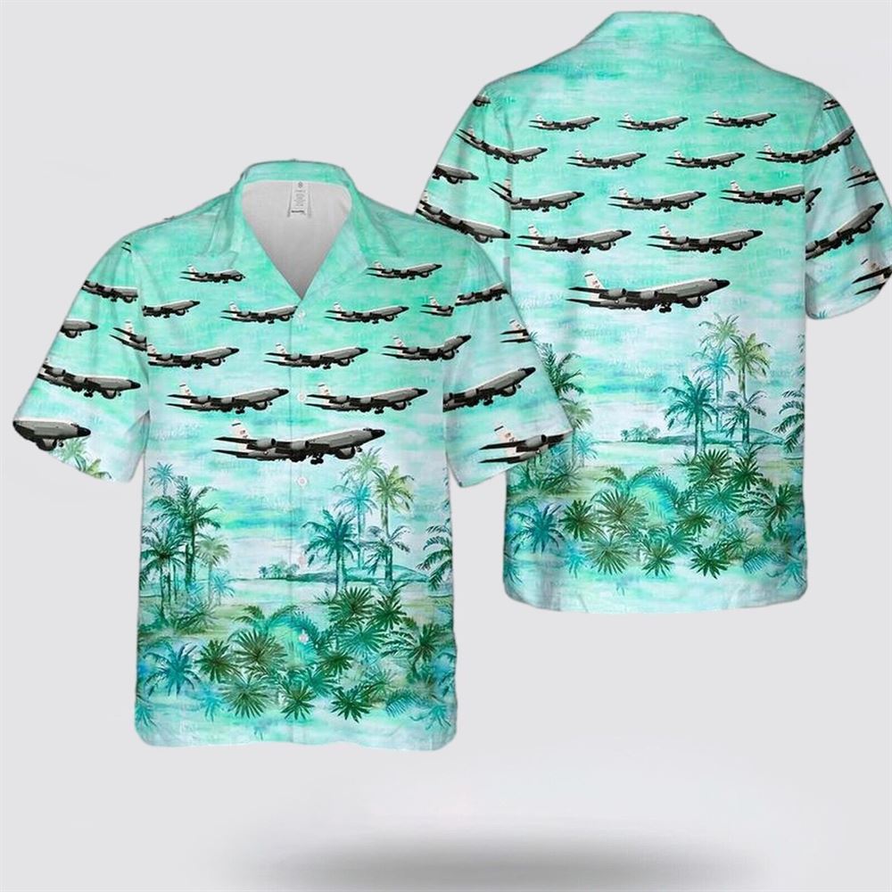 US Air Force Boeing RC-135V Rivet Joint (739-445B) 63-9792 Hawaiian Shirt - Gifts For Soldiers