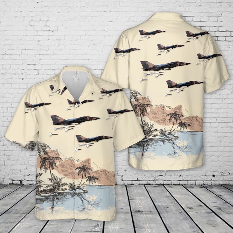 Us Air Force F-111 Aardvark Hawaiian Shirt - Beachwear For Men - Best Hawaiian Shirts