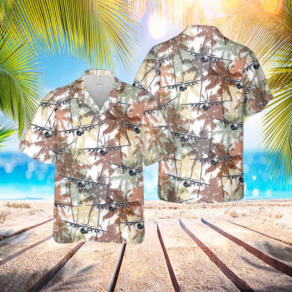 Us Air Force Lockheed Ac-130h 16th Special Operations Squadron Hawaiian Shirt - Hawaiian Outfit For Men