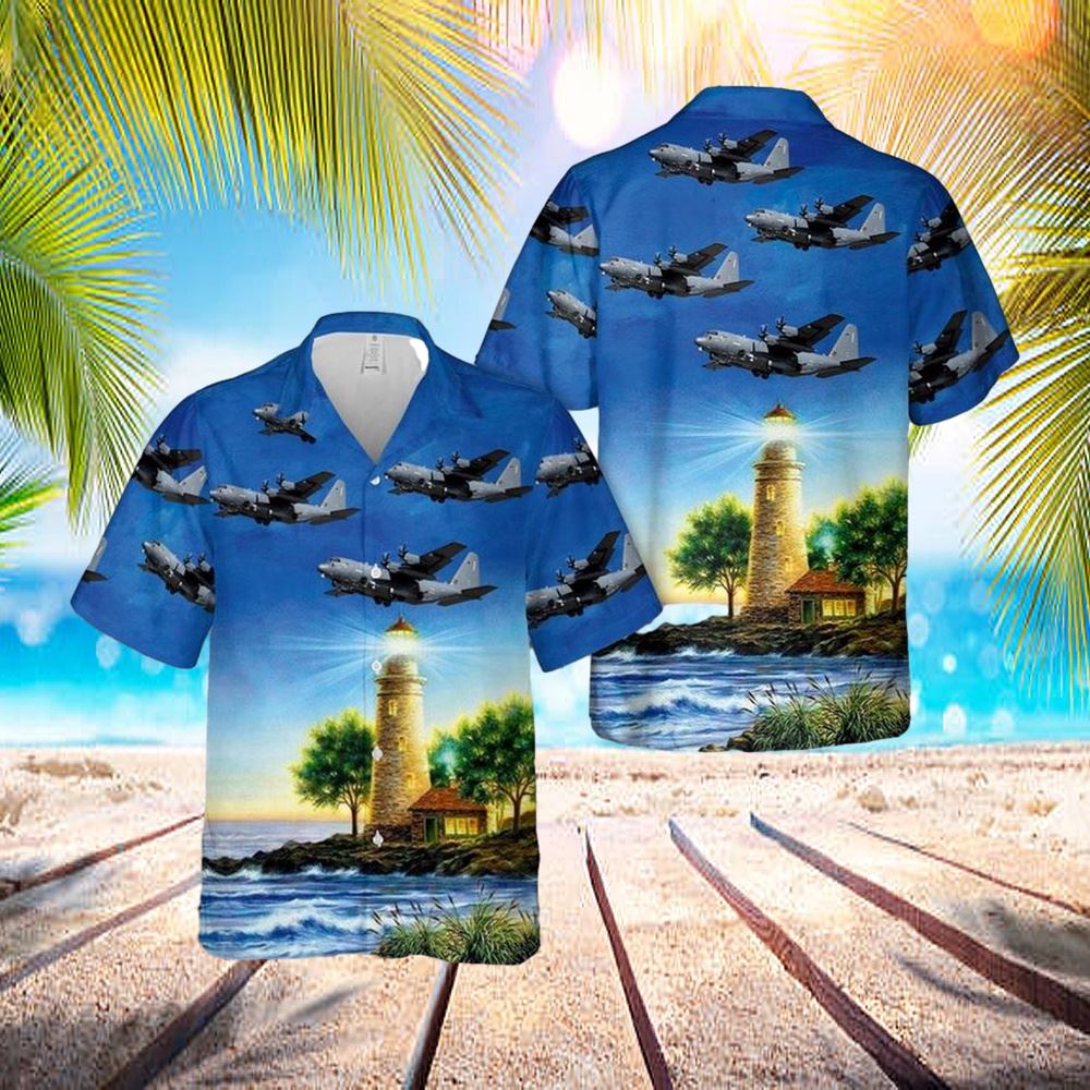 Us Air Force Lockheed Ac-130j Ghostrider 73rd Special Operations Squadron Hawaiian Shirt - Hawaiian Outfit For Men
