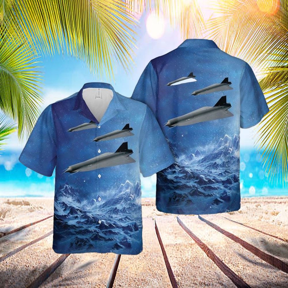 Us Air Force Lockheed D-21b Hawaiian Shirt - Hawaiian Outfit For Men - Gift For Young Adult