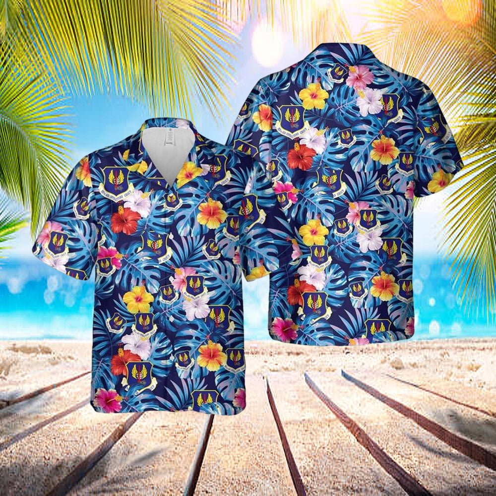 US Air Force Missouri Air National Guard 157th Air Operations Group Hawaiian Shirt - Mens Hawaiian Shirt - US Air Force Gifts