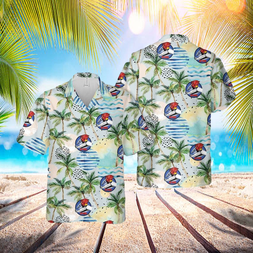 US Air Force Rapid Engineer Deployable Heavy Operational Repair Squadron Engineer (RED HORSE) Hawaiian Shirt - Mens Hawaiian Shirt