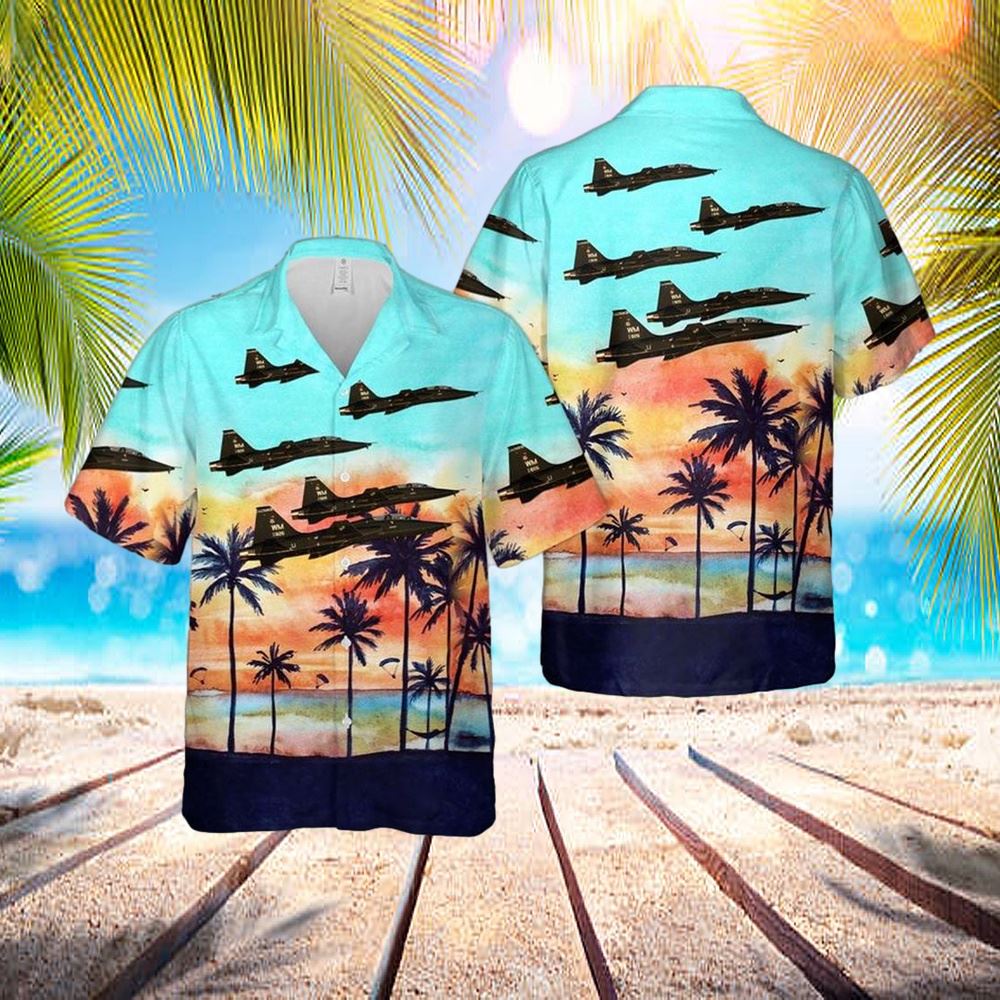 US Air Force Whiteman AFB T-38 Hawaiian Shirt - Mens Hawaiian Shirt - US Air Force Gifts