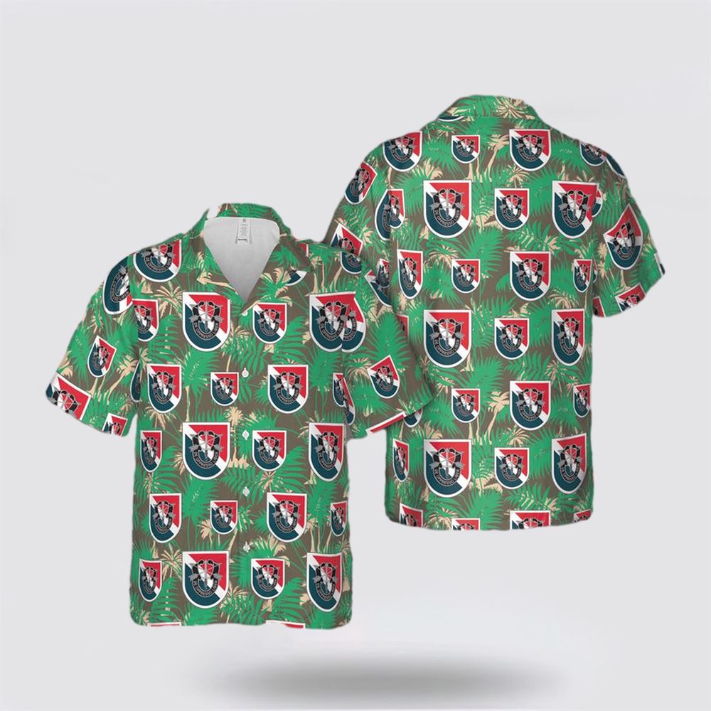 US Army 11th Special Forces Group (11th SFG) Hawaiian Shirt - Gift For Military Personnel