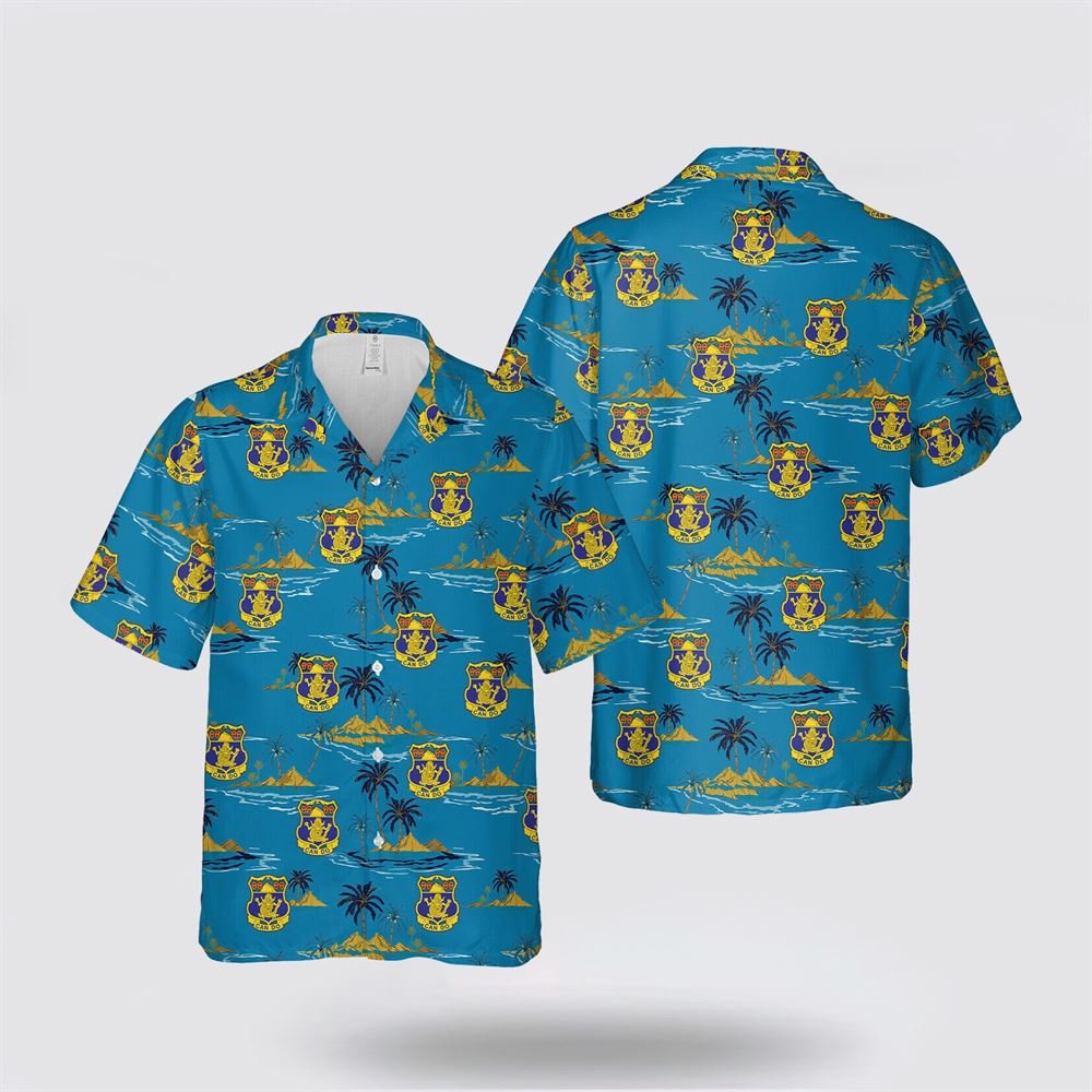 US Army 15th Infantry Regiment Hawaiian Shirt - Gift For Military Personnel