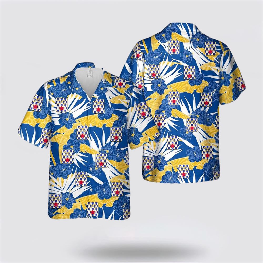 US Army 16th infantry regiment Hawaiian Shirt - Gift For Military Personnel
