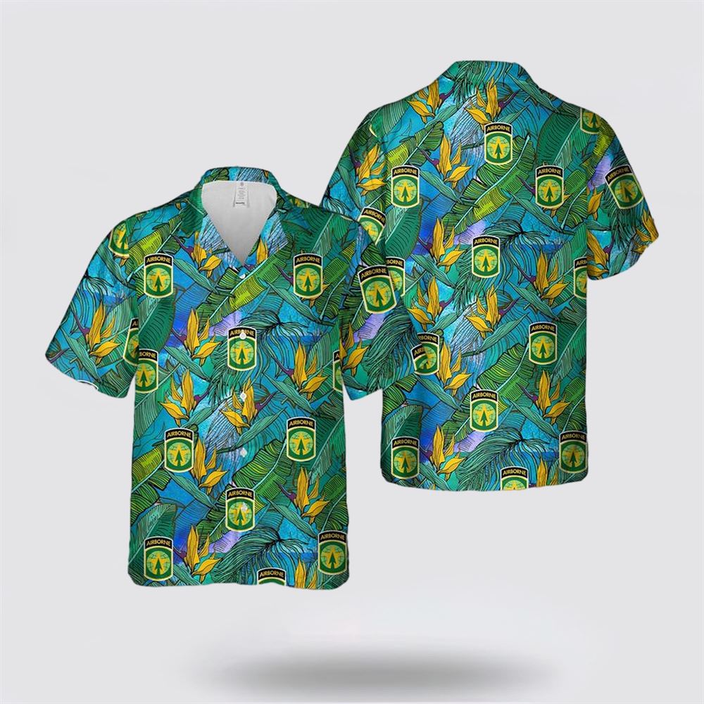 US Army 16th Military Police Brigade (Airborne) Hawaiian Shirt - Gift For Military Personnel