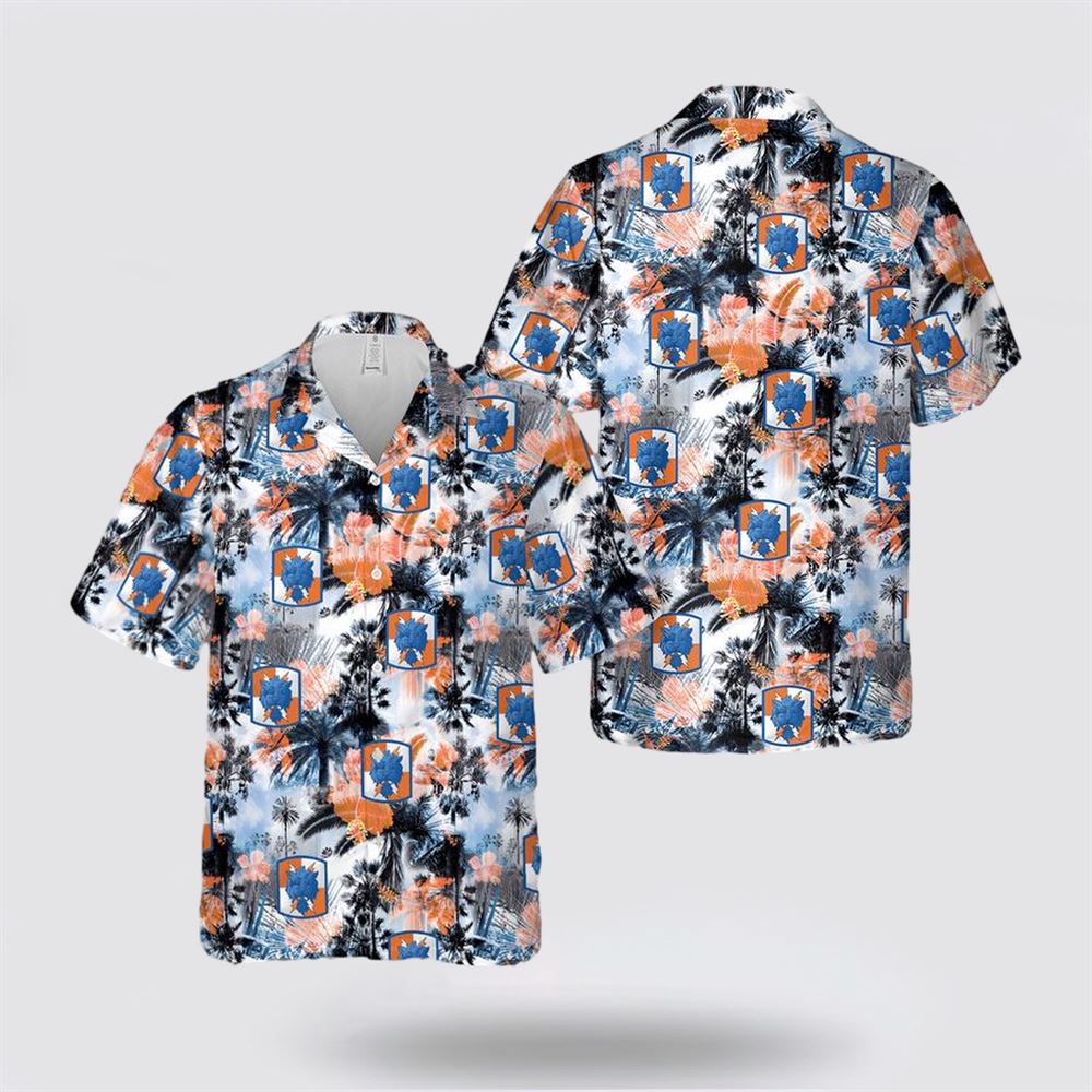 US Army 35th Signal Brigade (Airborne) Hawaiian Shirt - Gift For Military Personnel