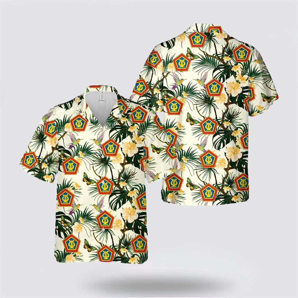 US Army Field Band Hawaiian Shirt - Gift For Military Personnel