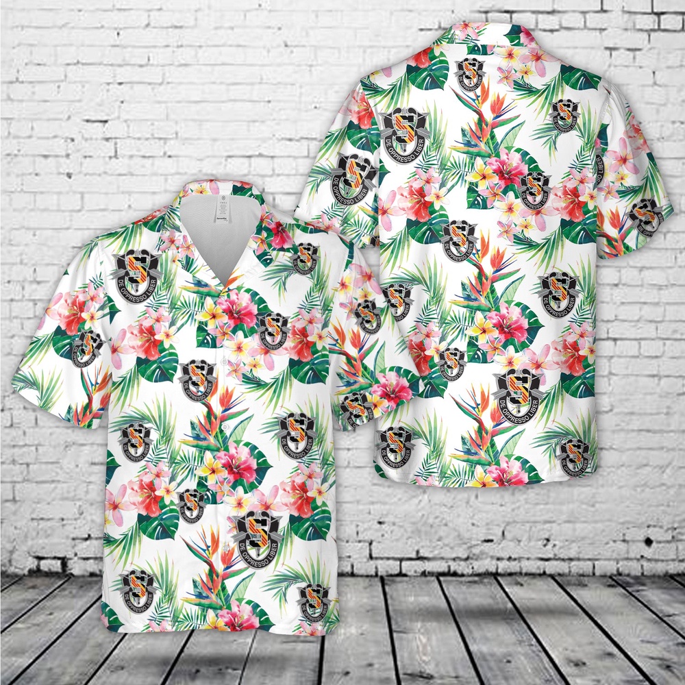Us Army Hawaiian Shirt, US Army 5th Special Forces Group (5th SFG) - De Oppresso Liber Hawaiian Shirt