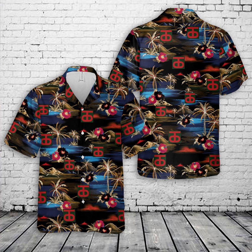 Us Army Hawaiian Shirt, US Army 90th Infantry Division Hawaiian Shirt