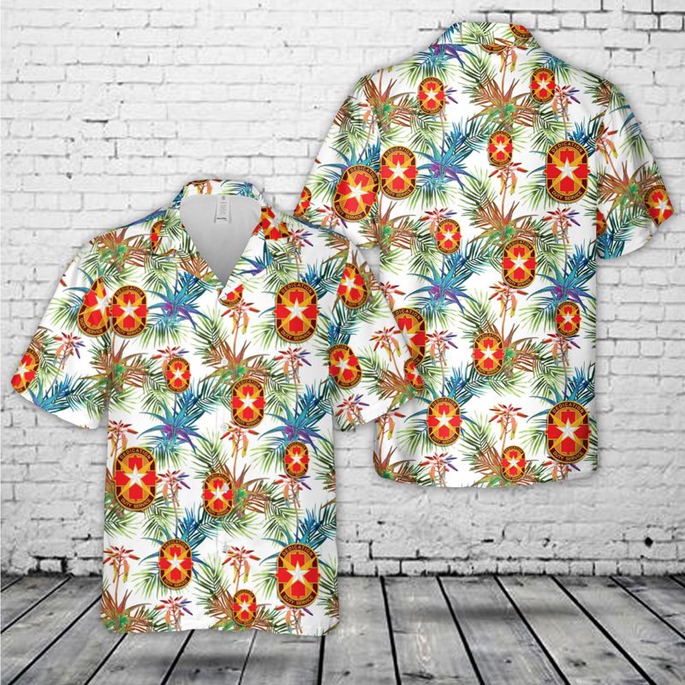Us Army Hawaiian Shirt, US Army Brooke Army Medical Center (BAMC) Hawaiian Shirt