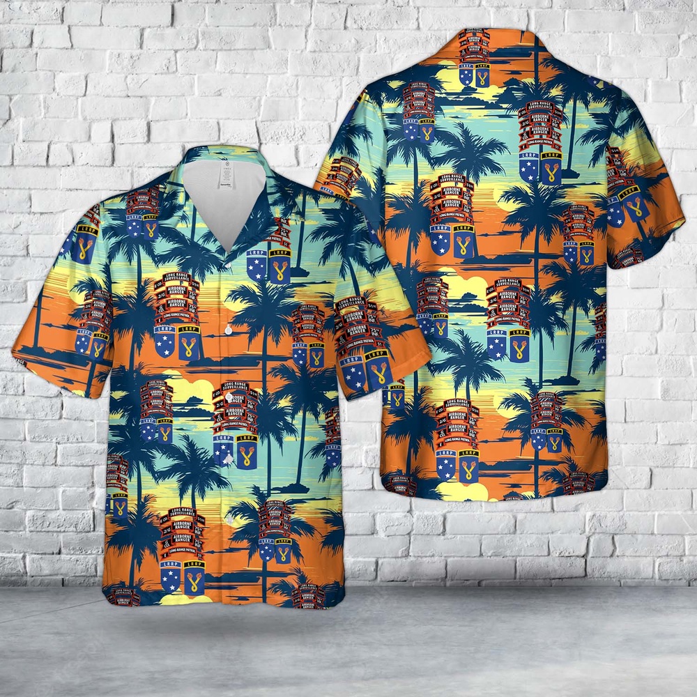 Us Army Hawaiian Shirt, US Army G Company (RANGER), 75th Infantry (AIRBORNE), Americal Division Hawaiian Shirt