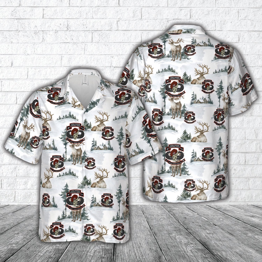 Us Army Hawaiian Shirt, US Army H121 Long Range Surveillance Christmas Hawaiian Shirt, Army Hawaiian Shirt