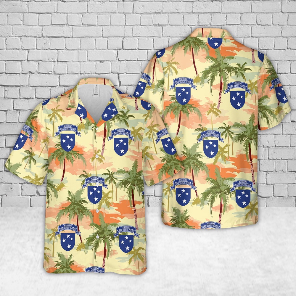 Us Army Hawaiian Shirt, US Army LRP Vietnam 23rd Infantry Division Americal 51st Infantry Regiment E Com Hawaiian Shirt