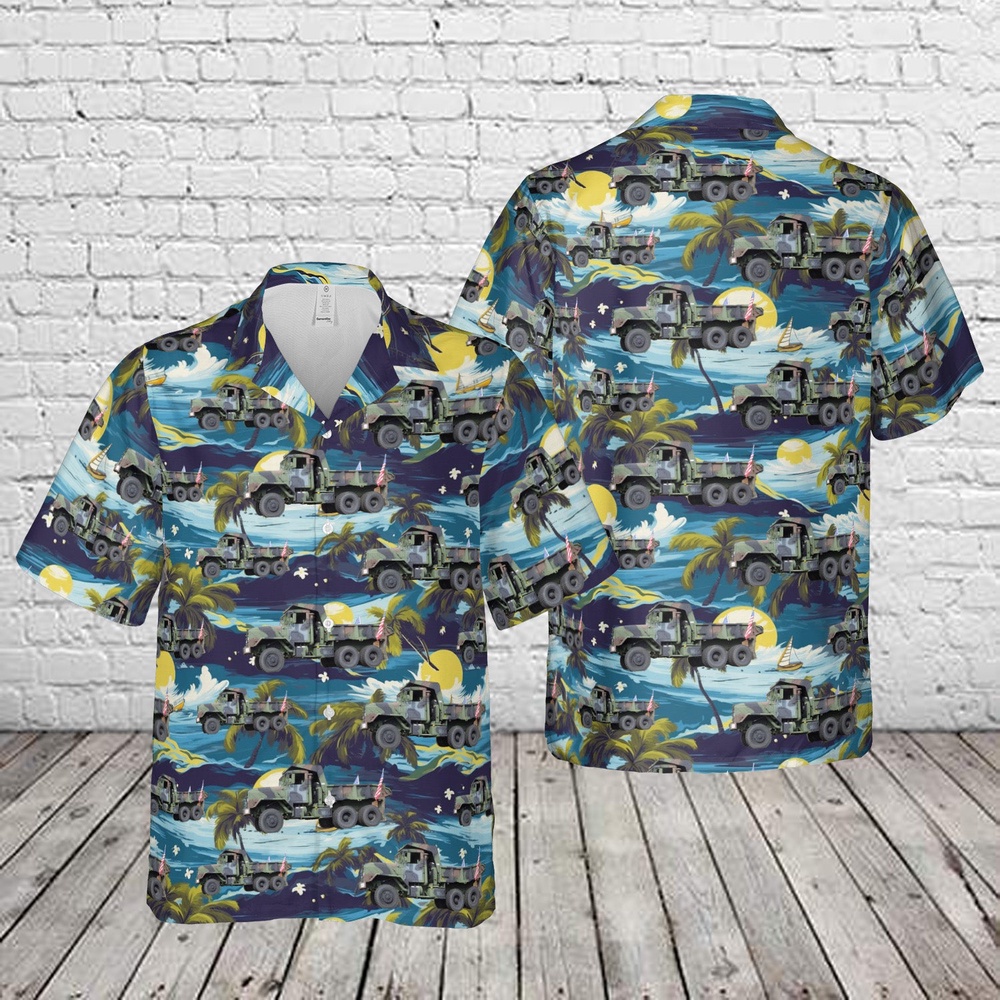 Us Army Hawaiian Shirt, US Army M929 5-ton 6Ã—6 Hawaiian Shirt