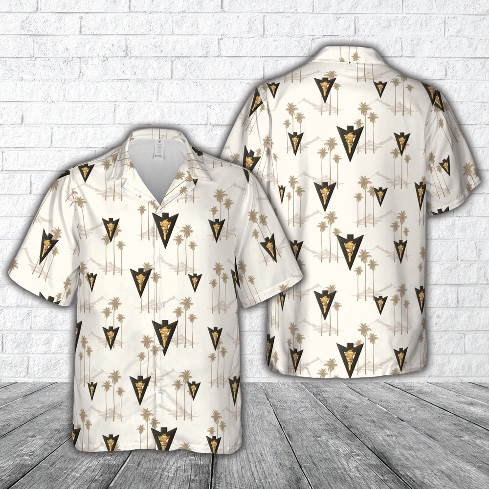 Us Army Hawaiian Shirt, US Army Reserve Officers' Training Corps Recondo Badge Hawaiian Shirt