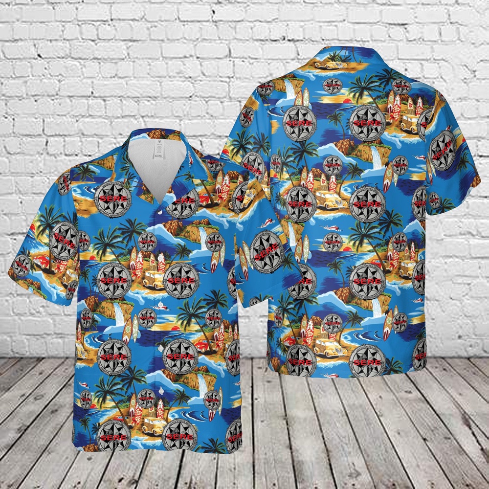 Us Army Hawaiian Shirt, US Army Survival, Evasion, Resistance, and Escape (SERE) School Hawaiian Shirt