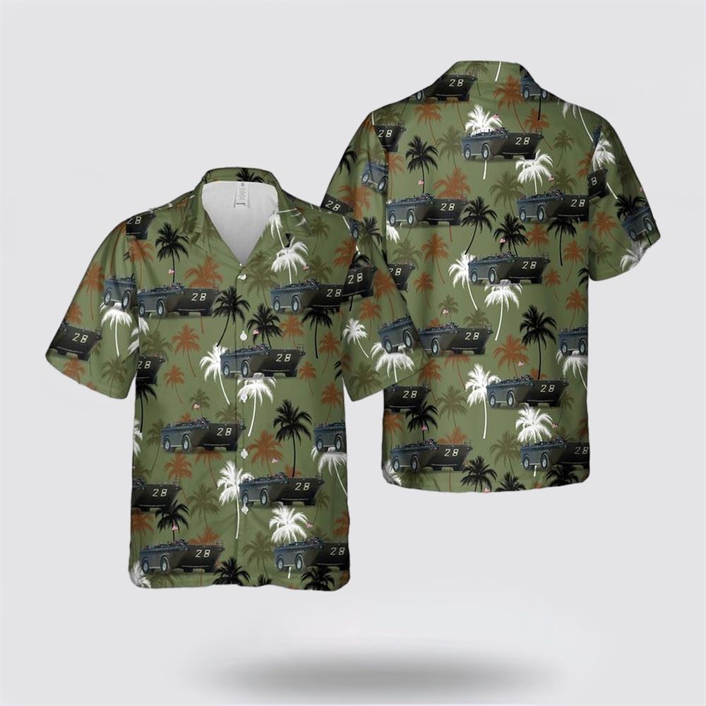US Army LARC-LX (Lighter, Amphibious Resupply, Cargo, 60 ton) Hawaiian Shirt - Gift For Military Personnel