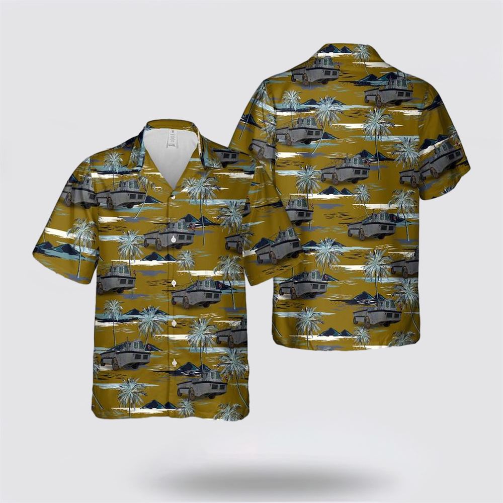 US Army LARC-XV (Lighter, Amphibious Resupply, Cargo, 15 ton) Hawaiian Shirt - Gift For Military Personnel