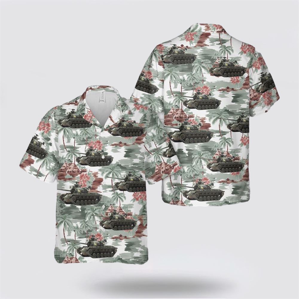 US Army M48A2 combat ready Vietnam War Hawaiian Shirt - Gift For Military Personnel