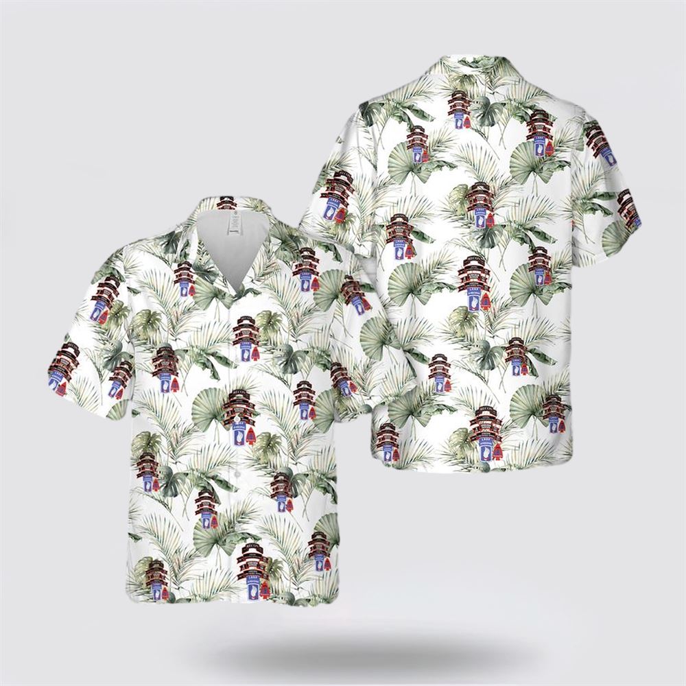 US Army N Company (RANGER), 75th Infantry (AIRBORNE), 173rd Airborne Brigade Hawaiian Shirt - Gift For Military Personnel