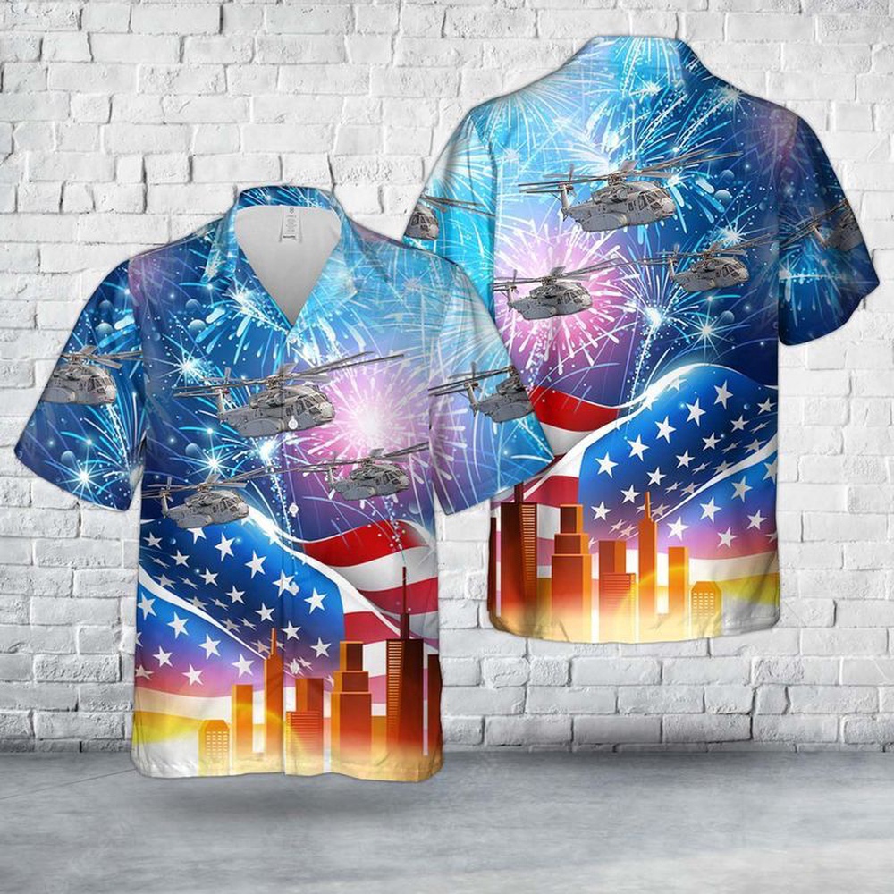 Us Marine Corps Sikorsky Ch-53K King Stallion Hawaiian Shirt, 4th Of July Hawaiian Shirt, 4th Of July Shirt