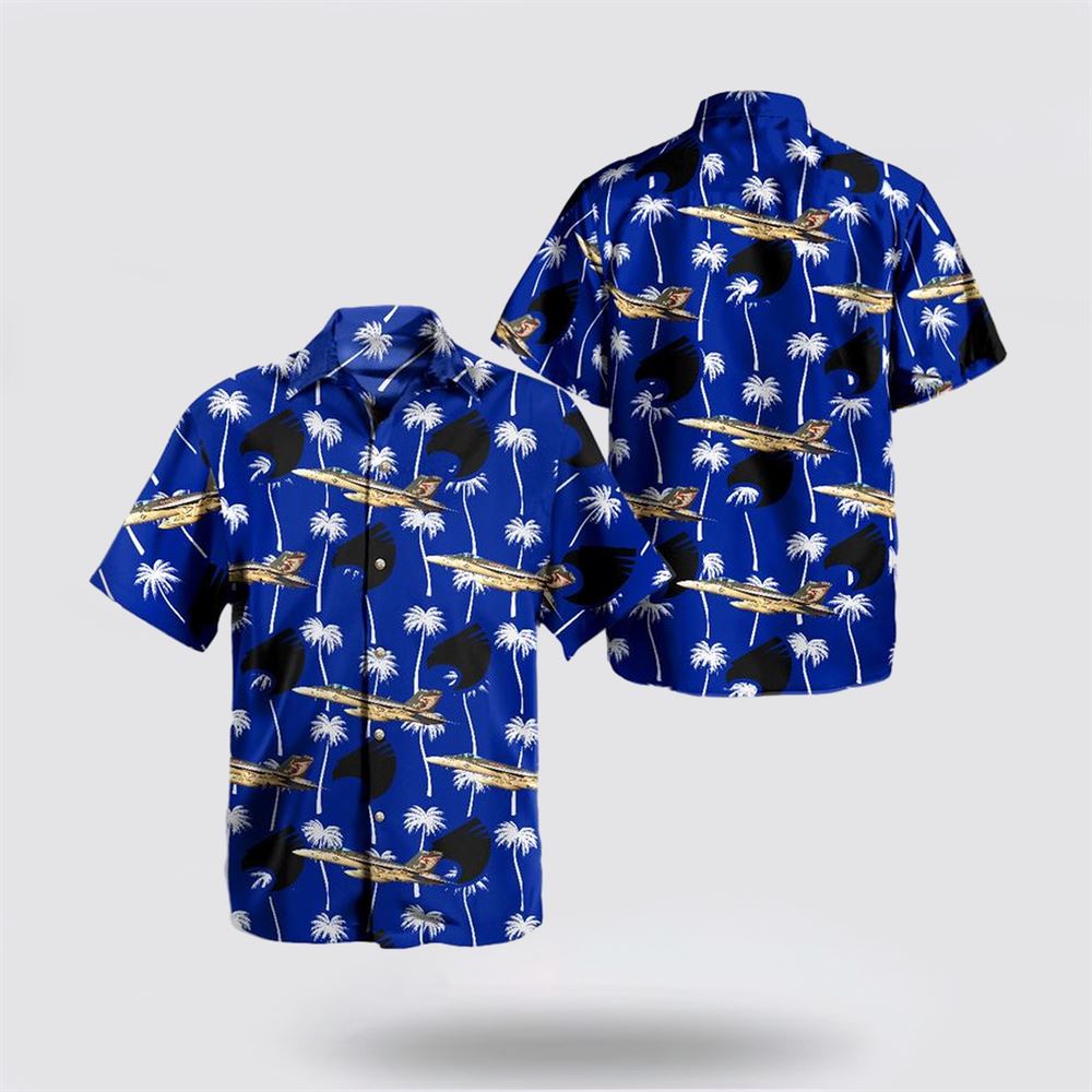 US Navy Boeing FA-18E Super Hornet of VFA-137 Kestrels Hawaiian Shirt - Beach Clothes For Navy Soldiers