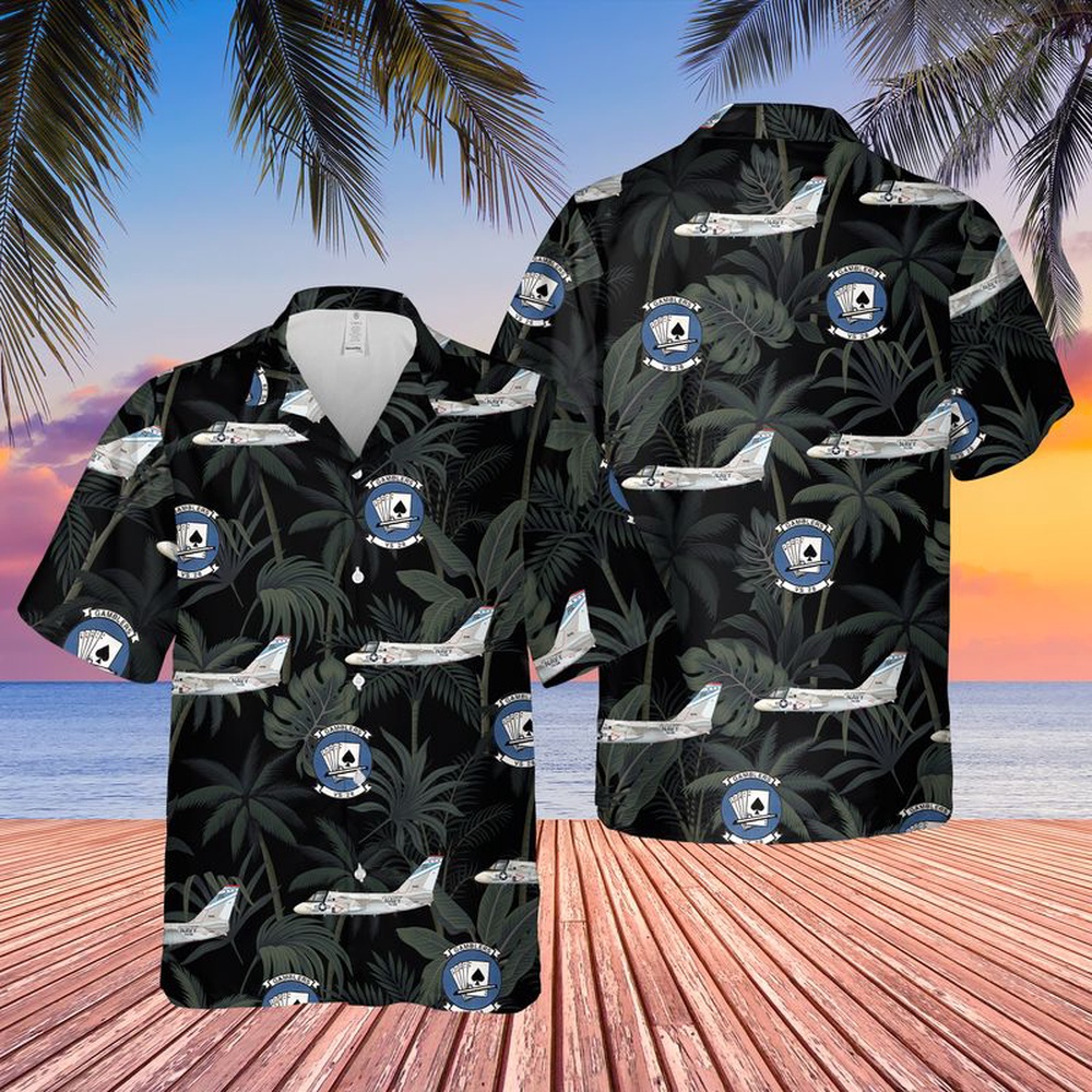Us Navy Hawaiian Shirt, Navy Lockheed S-3 Viking Of VS-28 Hawaiian Shirt, Military Aloha Shirt