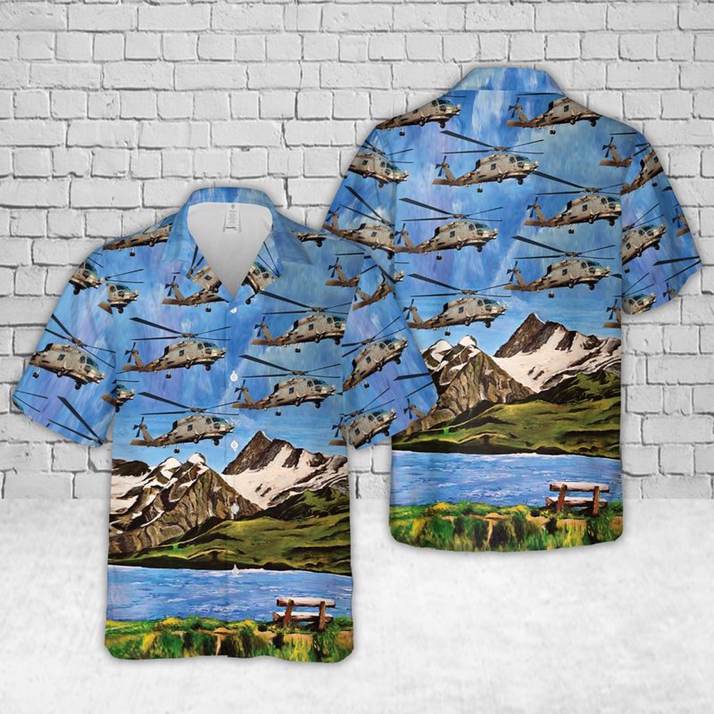 Us Navy Hawaiian Shirt, Navy MH-60 Seahawk Hawaiian Shirt, Military Aloha Shirt