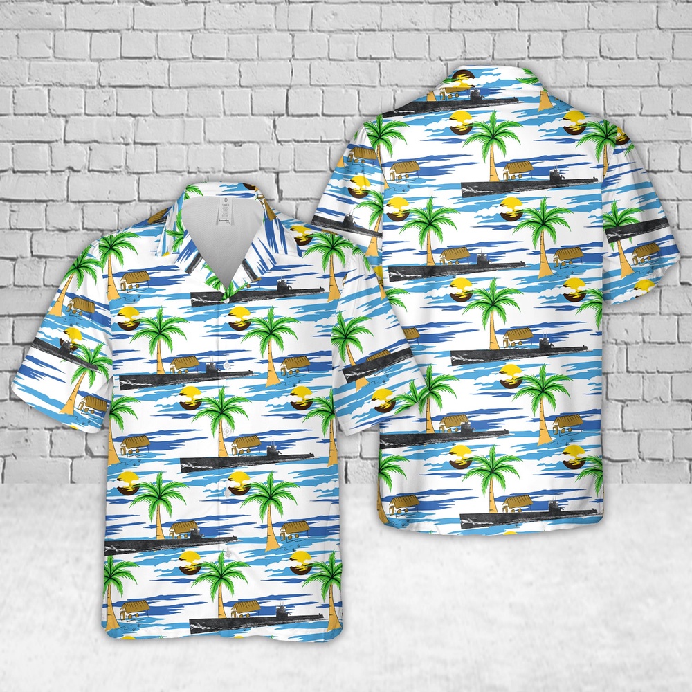 Us Navy Hawaiian Shirt, US Navy AA-1-class submarine Hawaiian Shirt, Military Aloha Shirt