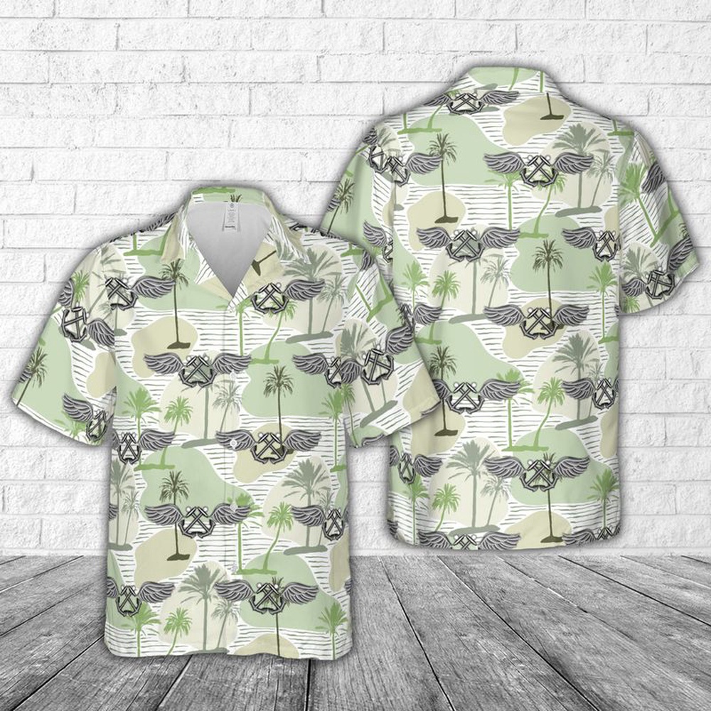Us Navy Hawaiian Shirt, US Navy Aviation boatswain's mate Hawaiian Shirt, Military Aloha Shirt