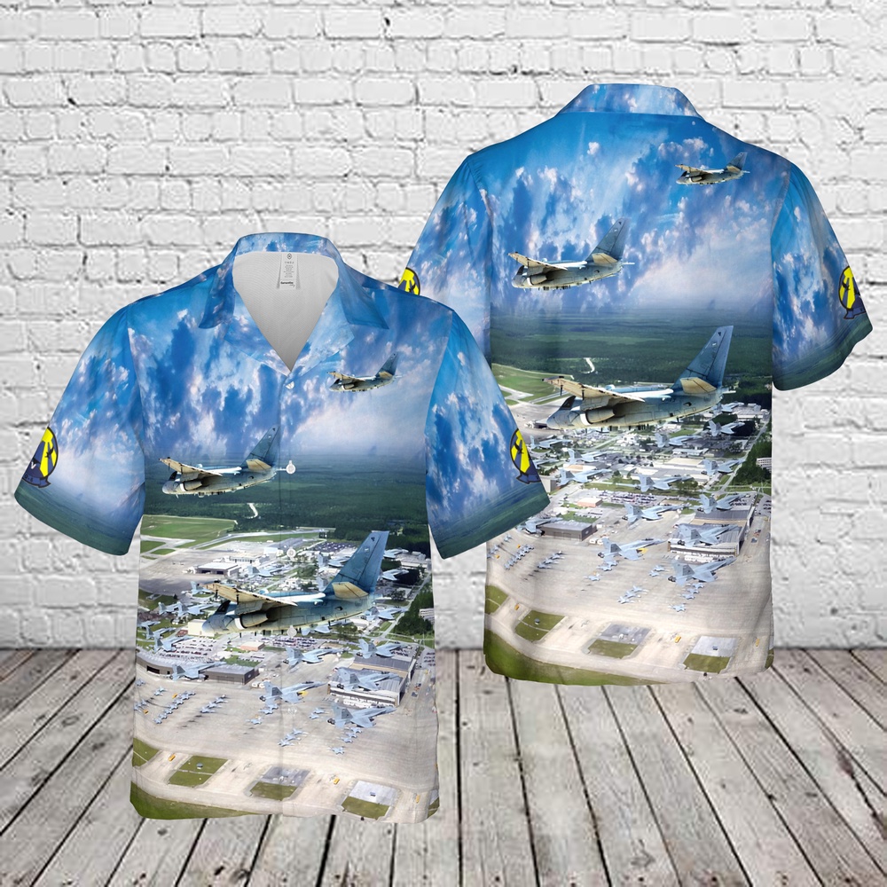 Us Navy Hawaiian Shirt, US Navy ES-3A Shadow VQ-6 Hawaiian Shirt, Military Aloha Shirt