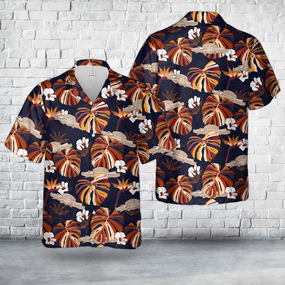 Us Navy Hawaiian Shirt, US Navy Expeditionary Insignia Hawaiian Shirt, Military Aloha Shirt