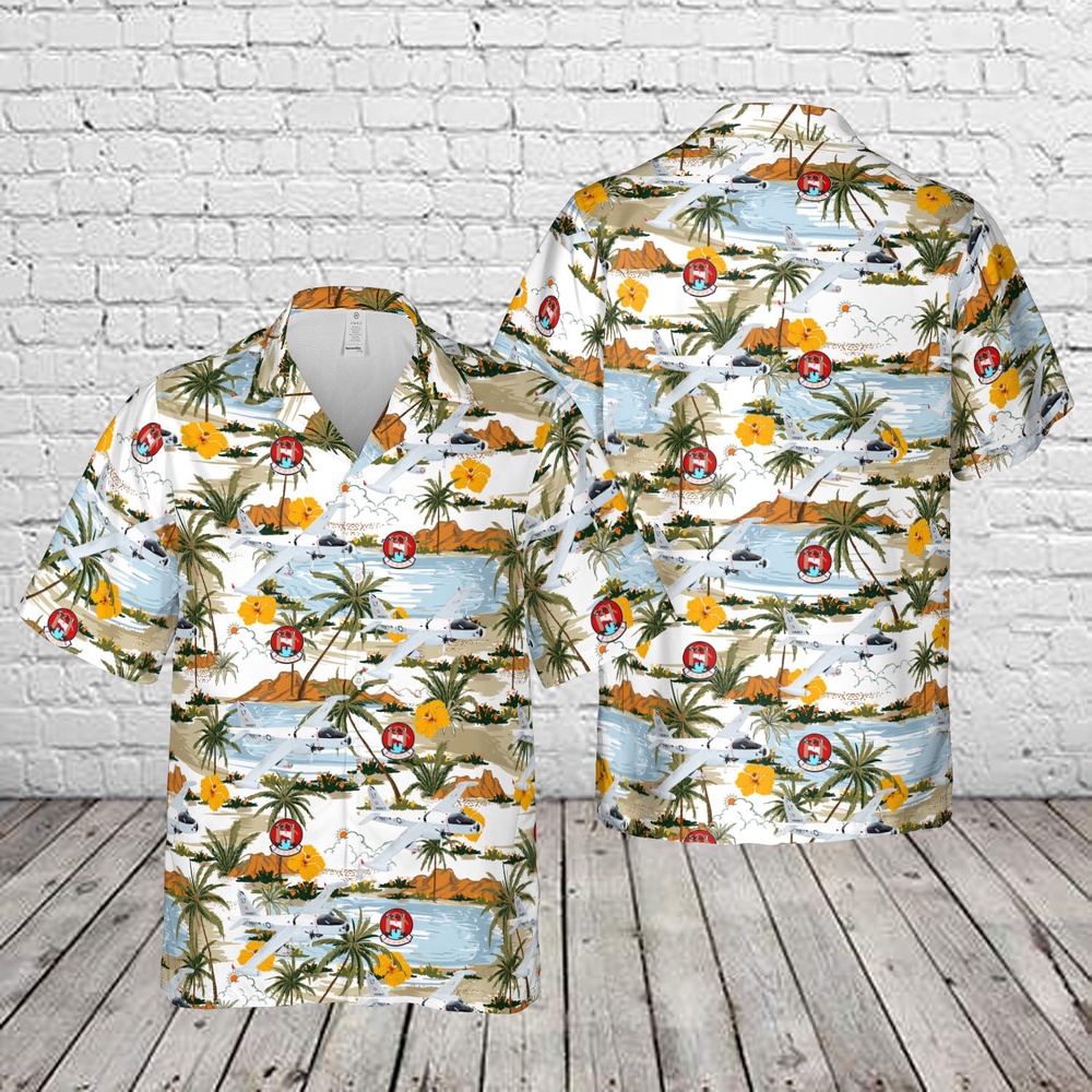 Us Navy Hawaiian Shirt, US Navy Lockheed Martin P2V7 VP-92 Minutemen Hawaiian Shirt, Military Aloha Shirt