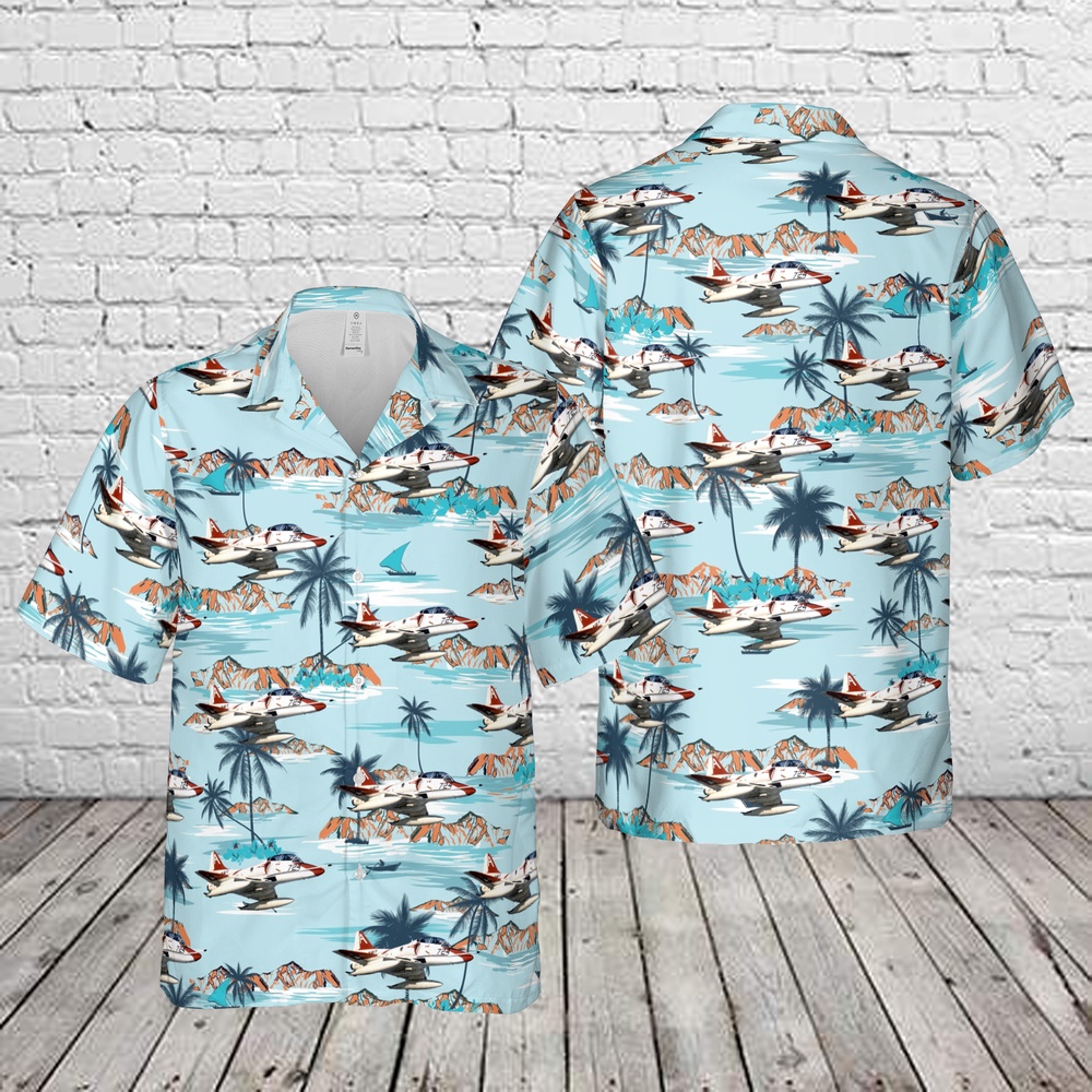Us Navy Hawaiian Shirt, US Navy McDonnell Douglas TA-4J Skyhawk Hawaiian Shirts, Military Aloha Shirt