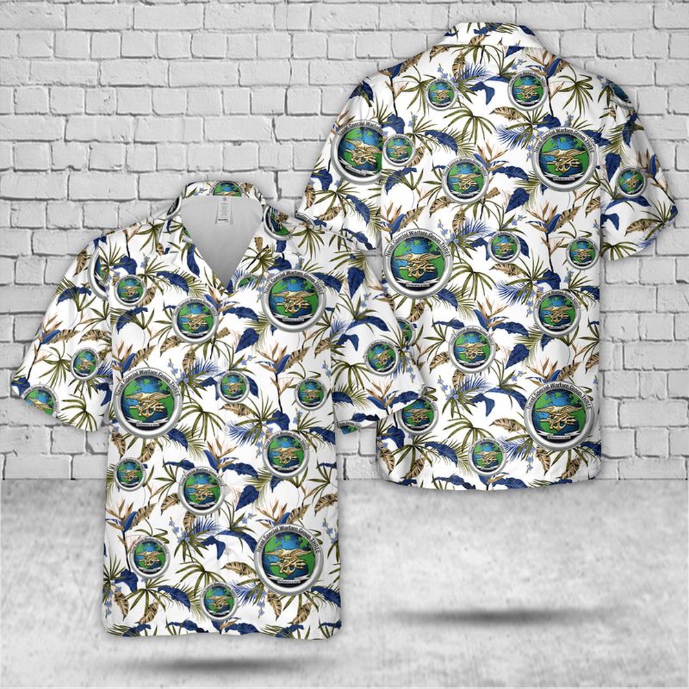Us Navy Hawaiian Shirt, US Navy Naval Special Warfare Group 3 Hawaiian Shirt, Military Aloha Shirt