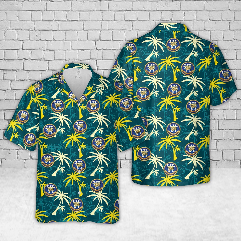 Us Navy Hawaiian Shirt, US Navy SEAL Team 6 Hawaiian Shirt, Military Aloha Shirt