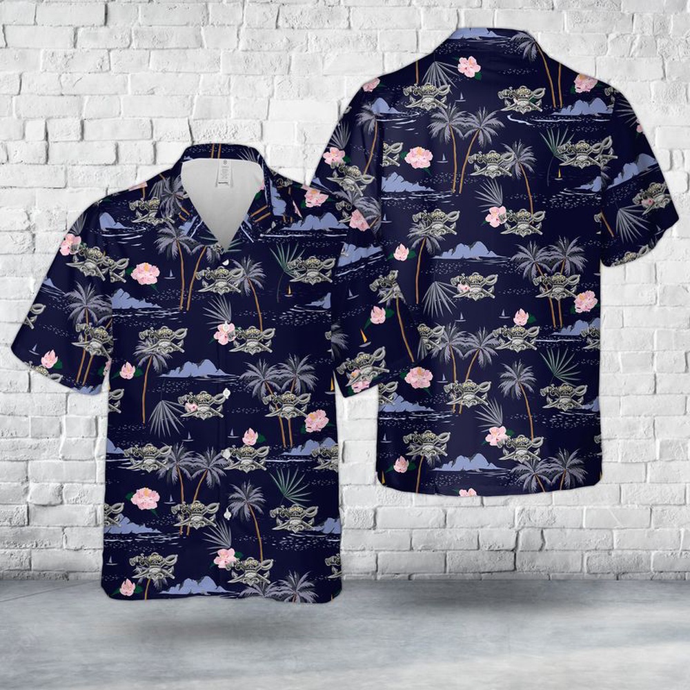 Us Navy Hawaiian Shirt, US Navy Special Warfare Combatant-Craft Crewman (SWCC) Master Hawaiian Shirt, Military Aloha Shirt