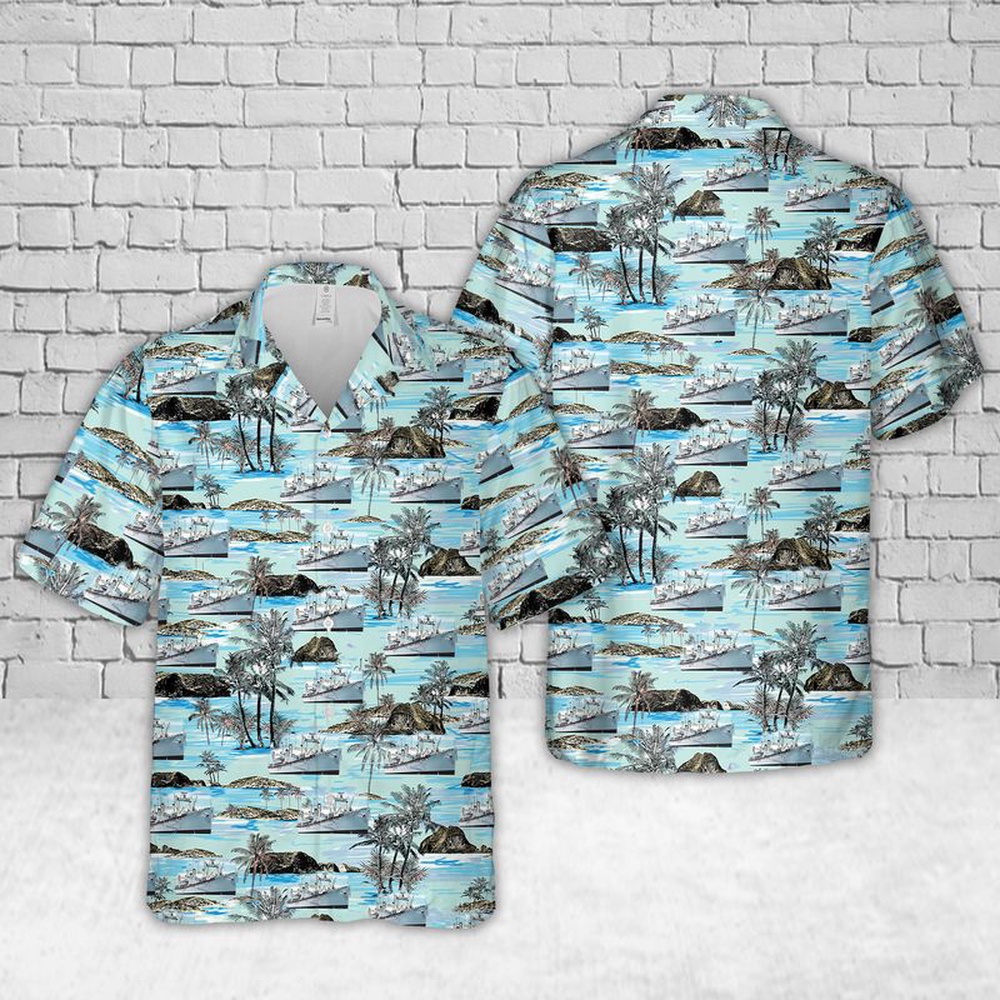 Us Navy Hawaiian Shirt, USS Klondike (AD-22) US Navy Ship Reunions Hawaiian Shirt, Military Aloha Shirt