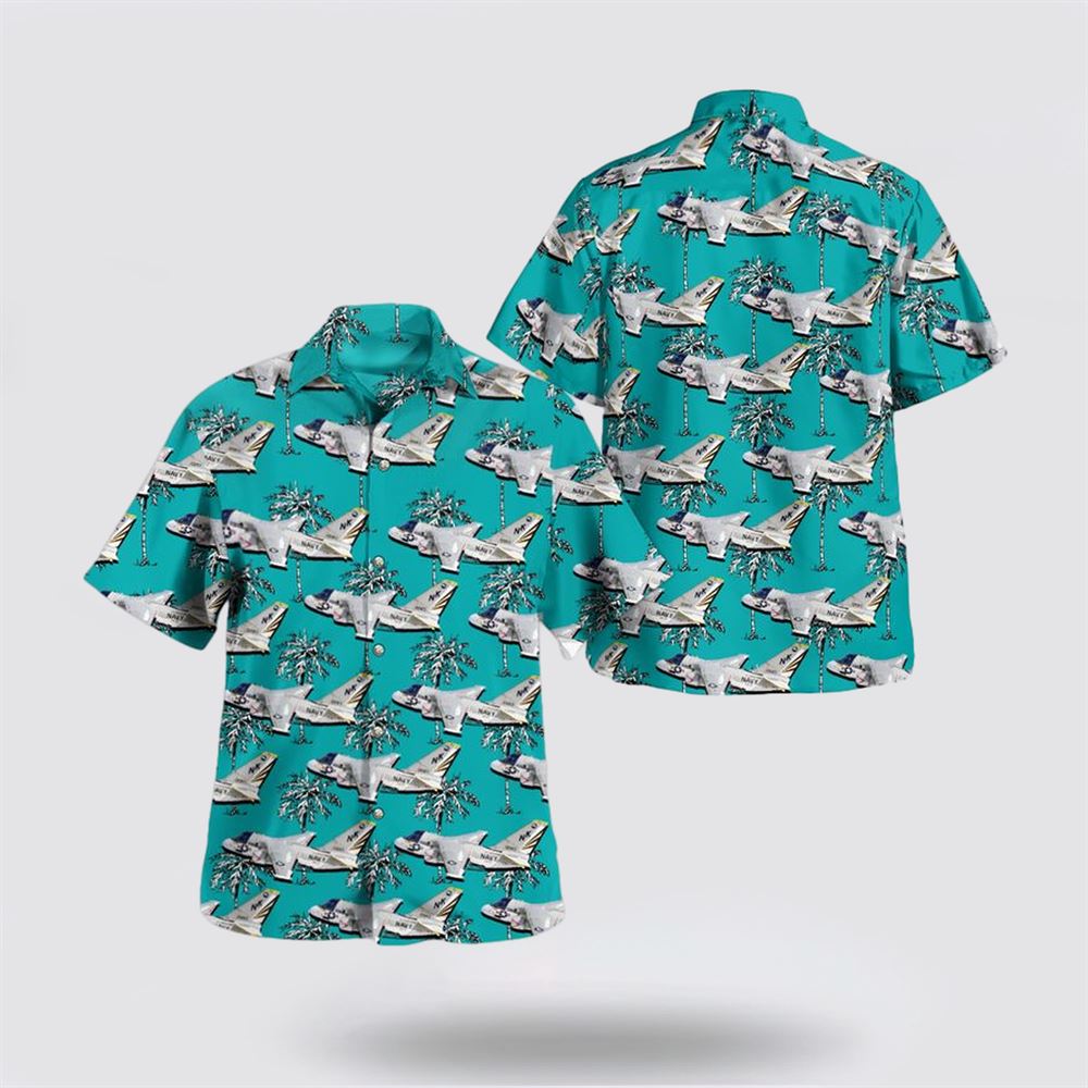 US Navy Lockheed S-3 Viking Hawaiian Shirt - Beachwear Gift For Military Personnel