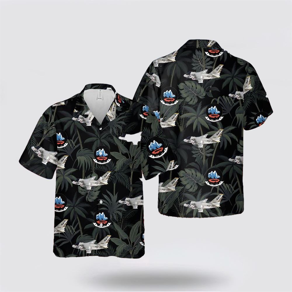 US Navy Lockheed S-3 Viking Of VS-37 Hawaiian Shirt - Gift For Military Personnel